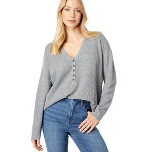 Madewell Heather Gray Knit Top